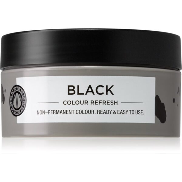 Maria Nila Colour Refresh Black mască fină de hrănire fără pigmenți permanenți de culoare rezistă la 4 - 10 spălări 2.00 100 ml-ro