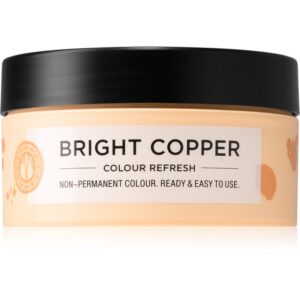 Maria Nila Colour Refresh Bright Copper mască fină de hrănire fără pigmenți permanenți de culoare rezistă la 4 - 10 spălări 7.40 100 ml-Țena