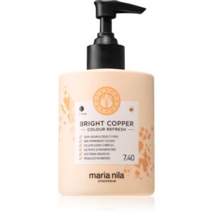 Maria Nila Colour Refresh Bright Copper mască fină de hrănire fără pigmenți permanenți de culoare rezistă la 4 - 10 spălări 7.40 300 ml-Țena