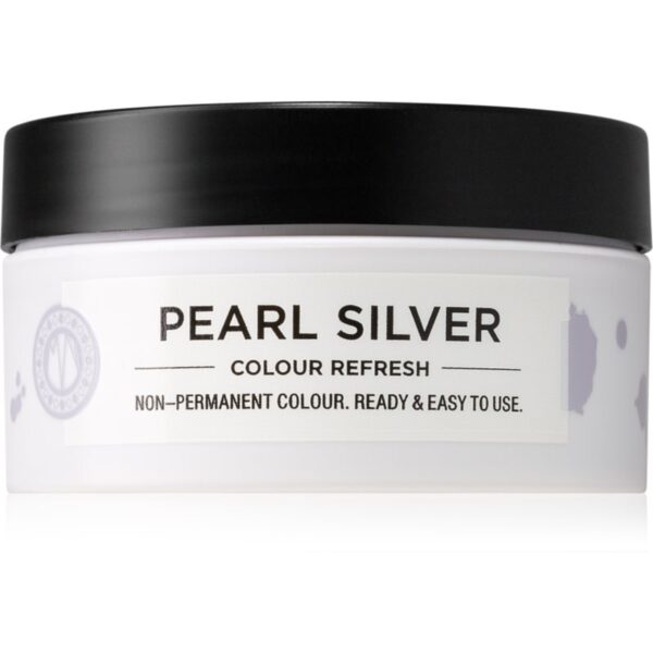 Maria Nila Colour Refresh Pearl Silver mască fină de hrănire fără pigmenți permanenți de culoare rezistă la 4 - 10 spălări 0.20 100 ml-ro