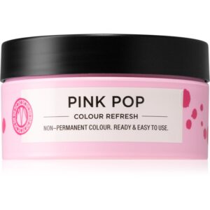 Maria Nila Colour Refresh Pink Pop mască fină de hrănire fără pigmenți permanenți de culoare rezistă la 4 - 10 spălări 0.06 100 ml-ro