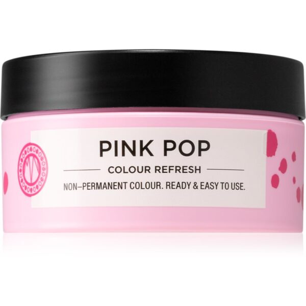 Maria Nila Colour Refresh Pink Pop mască fină de hrănire fără pigmenți permanenți de culoare rezistă la 4 - 10 spălări 0.06 100 ml-ro