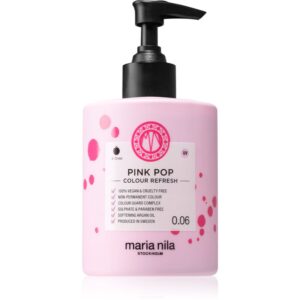 Maria Nila Colour Refresh Pink Pop mască fină de hrănire fără pigmenți permanenți de culoare rezistă la 4 - 10 spălări 0.06 300 ml-ro