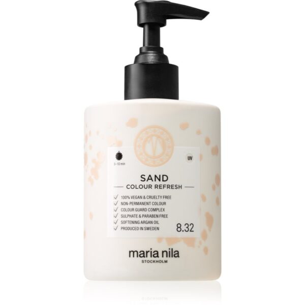 Maria Nila Colour Refresh Sand mască fină de hrănire fără pigmenți permanenți de culoare rezistă la 4 - 10 spălări 8.32 300 ml-ro