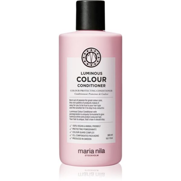 Maria Nila Luminous Colour Conditioner balsam pentru stralucirea si tonifierea parului vopsit fără sulfat 300 ml-Țena