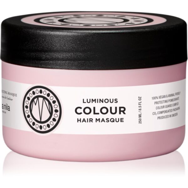 Maria Nila Luminous Colour Masque masca hranitoare pentru păr vopsit 250 ml-Țena