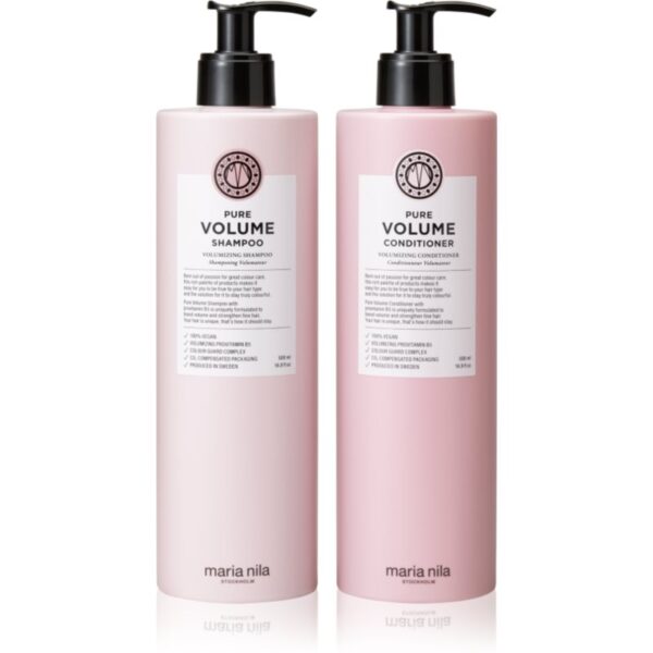 Maria Nila Pure Volume Bundle ingrijire par pentru păr cu volum-ro