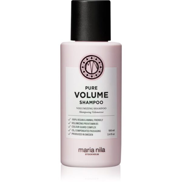 Maria Nila Pure Volume șampon cu efect de volum pentru părul fin fără sulfat 100 ml-Țena