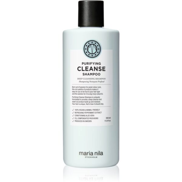 Maria Nila Purifying Cleanse curatarea profunda a scalpului pentru toate tipurile de păr 350 ml-Țena