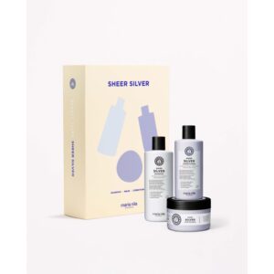 Maria Nila Sheer Silver Holiday Box set cadou pentru părul blond şi gri-ro