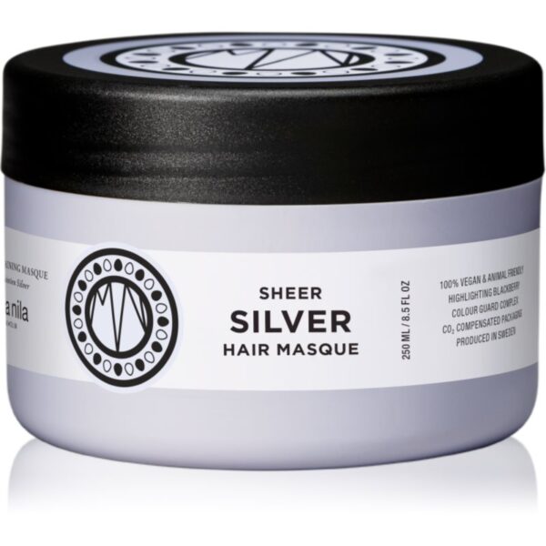 Maria Nila Sheer Silver Masque masca hranitoare pentru par blond 250 ml-ro