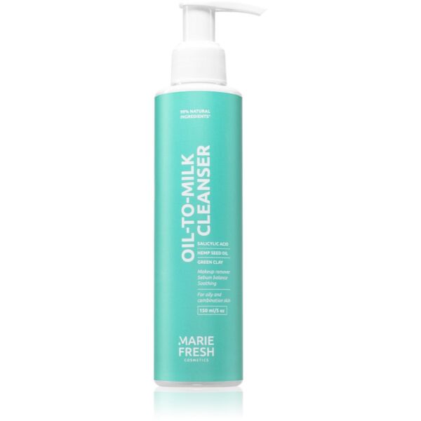 Marie Fresh Cosmetics Oil-To-Milk Cleanser ulei demachiant pentru ten gras și mixt 150 ml-Țena