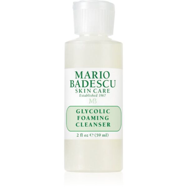 Mario Badescu Glycolic Foaming Cleanser gel spumant de curatare pentru definirea pielii 59 ml-Țena