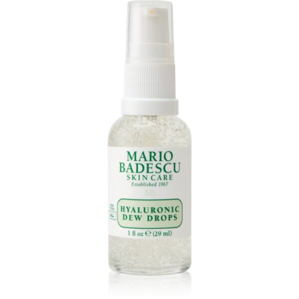 Mario Badescu Hyaluronic Dew Drops ser facial cu efect iluminator cu textura de gel 29 ml-Țena