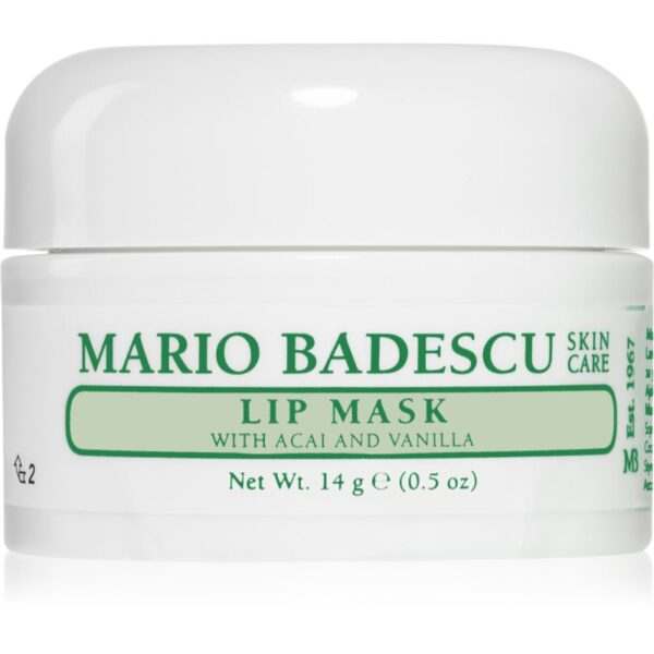 Mario Badescu Lip Mask with Acai and Vanilla Masca de noapte de buze 14 g-ro