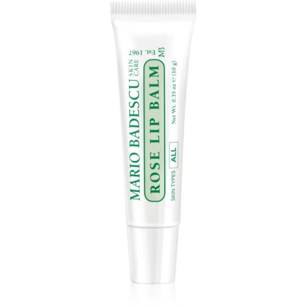 Mario Badescu Rose Lip Balm balsam de buze ultra nutritiv cu aromă de trandafiri 10 g-Țena
