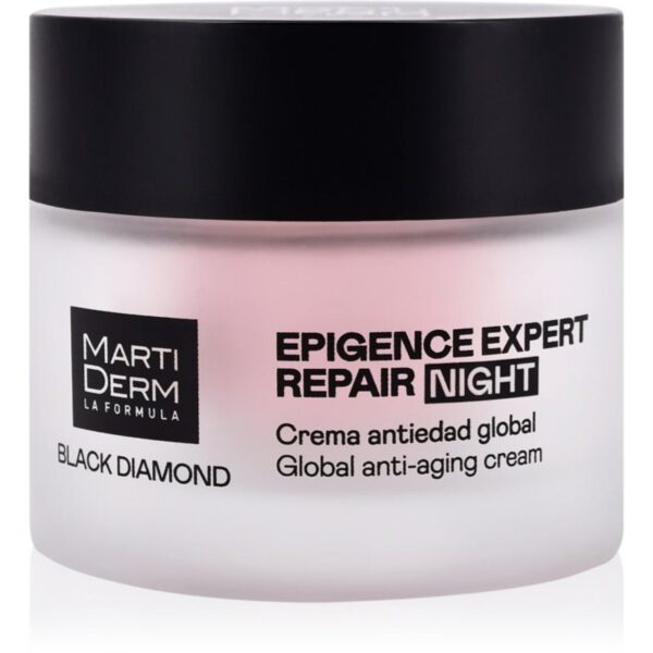 MartiDerm Black Diamond Epigence Expert Repair Night cremă de noapte antirid reincarcabil 50 ml-ro