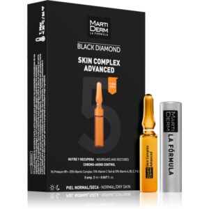 MartiDerm Black Diamond Skin Complex Advanced fiole pentru ten obosit 5x2 ml-ro
