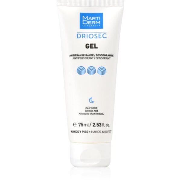 MartiDerm Driosec Gel Antitranspirante gel pentru mâini și picioare