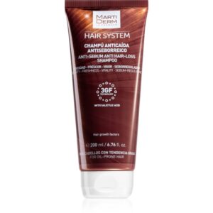 MartiDerm Hair System Șampon împotriva căderii părului pentru un scalp seboreic 200 ml-Țena