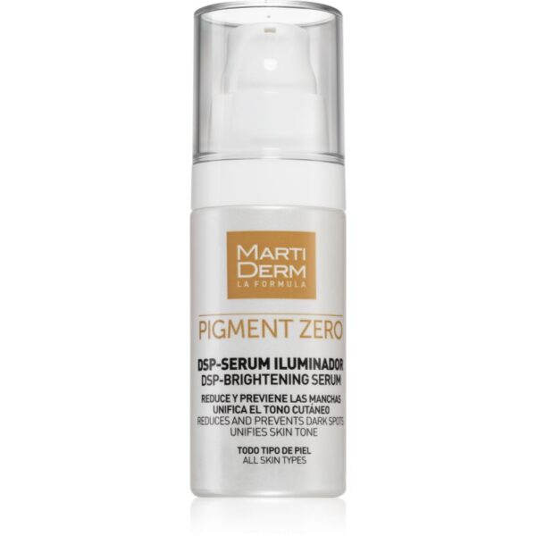 MartiDerm Pigment Zero DSP-Brightening Serum ser iluminator pentru corectia petelor de pigment 30 ml-Țena