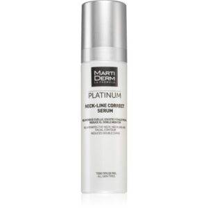 MartiDerm Platinum Neck-Line Correct Serum ser intensiv cu efect de lifting pentru fermitatea gâtului și a bărbiei 50 ml-ro