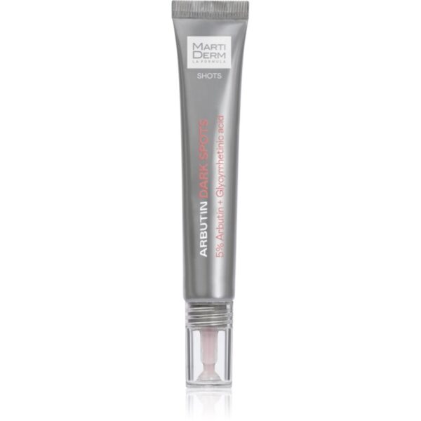 MartiDerm Shots Arbutin Dark Spots ser facial impotriva petelor 20 ml-ro
