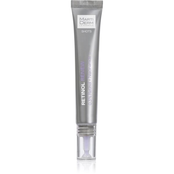 MartiDerm Shots Retinol Renew ser intensiv pentru riduri si pete 20 ml-ro