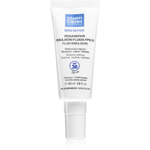 MartiDerm Skin Repair Rosarepair Fluid Emulsion SPF 30 fluid hidratant împotriva roșeții tenului SPF 30 40 ml-Țena