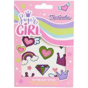 Martinelia Super Girl Glitter Body Tatto tatuaj pentru copii 1 buc-ro