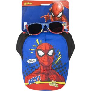 Marvel Spiderman Set Cap & Sunglasses set pentru copii 3+ years Size 53 cm 1 buc-Țena