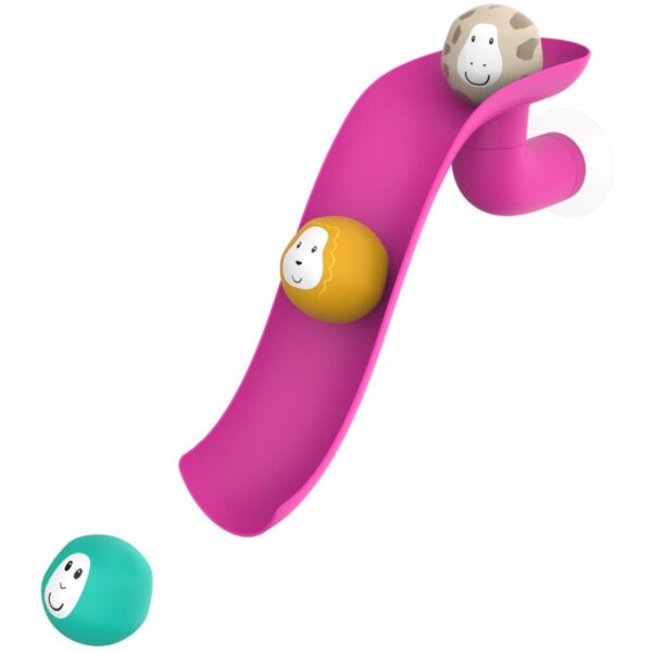 Matchstick Monkey Endless Bathtime Fun Slide Set set de jucării pentru cadă Pink 1 buc-ro