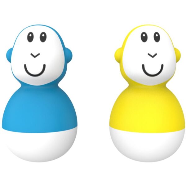 Matchstick Monkey Endless Bathtime Fun Wobblers jucărie pentru apă Blue & Yellow 2 buc-Țena