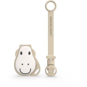 Matchstick Monkey Flat Face Teether & Soother Clip set cadou pentru copii-Țena