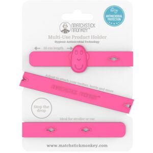 Matchstick Monkey Multi-Use Product Holder clips multifuncțional Pink 1 buc-ro
