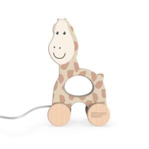 Matchstick Monkey Pull Along Animal jucărie de tras Giraffe 1 buc-ro