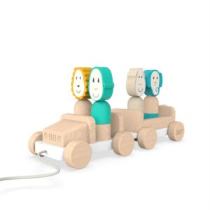 Matchstick Monkey Safari Jeep jucărie de tras 1 buc-ro