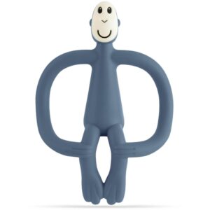 Matchstick Monkey Teething Toy and Gel Applicator jucărie pentru dentiție perie 2 in 1 Airforce Blue 1 buc-ro