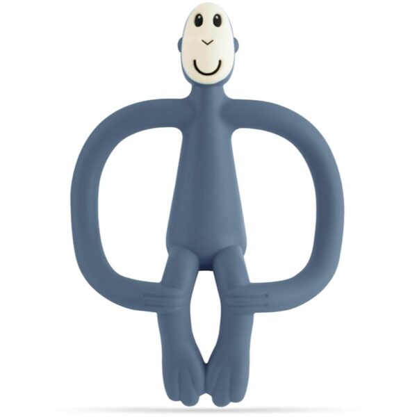 Matchstick Monkey Teething Toy and Gel Applicator jucărie pentru dentiție perie 2 in 1 Airforce Blue 1 buc-ro