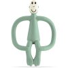 Matchstick Monkey Teething Toy and Gel Applicator jucărie pentru dentiție perie 2 in 1 Mint Green 1 buc-ro