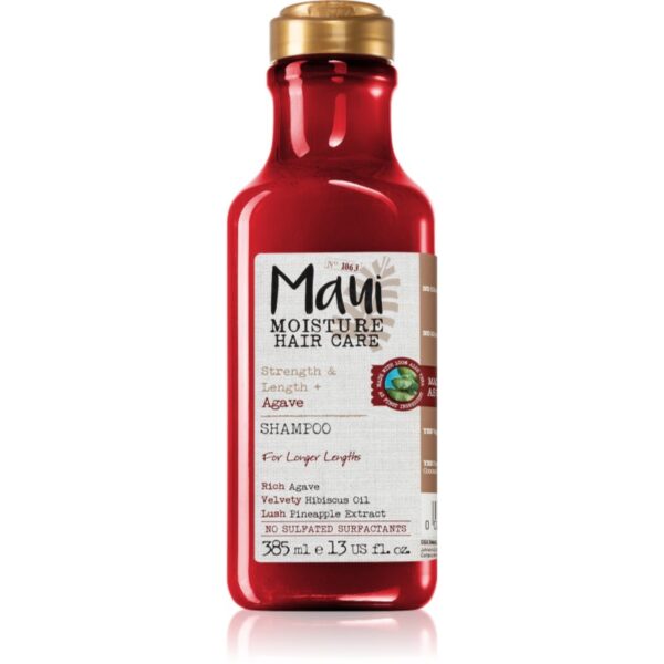 Maui Moisture Strength & Lenght + Agave sampon fortifiant pentru parul tratat chimic 385 ml-ro
