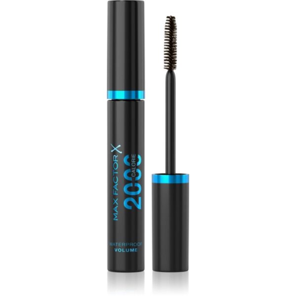 Max Factor 2000 Calorie mascara cu efect de volum rezistent la apa culoare Black/Brown 9 ml-Țena
