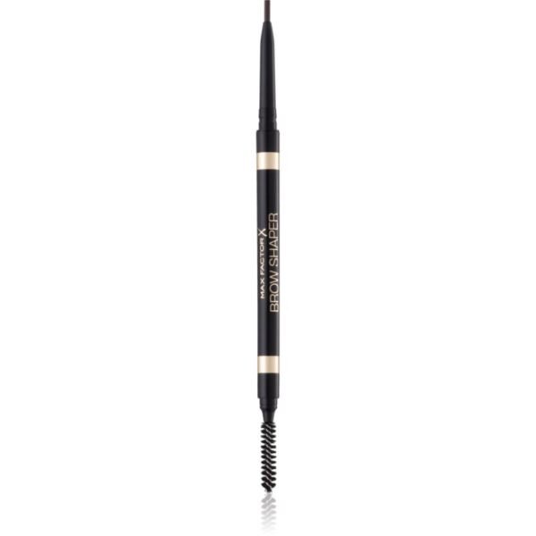 Max Factor Brow Shaper creion pentru sprancene cu pensula culoare 30 Deep Brown 1 g-ro