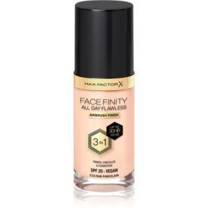 Max Factor Facefinity All Day Flawless machiaj persistent SPF 20 culoare 10 Fair Porcelain 30 ml-ro