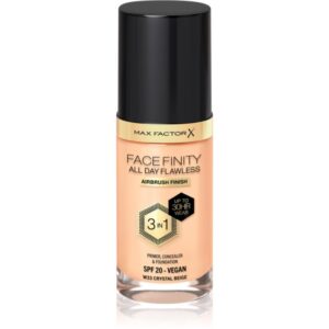 Max Factor Facefinity All Day Flawless machiaj persistent SPF 20 culoare 33 Crystal Beige 30 ml-ro