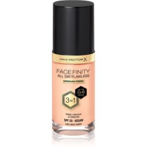 Max Factor Facefinity All Day Flawless machiaj persistent SPF 20 culoare 40 Light Ivory 30 ml-Țena