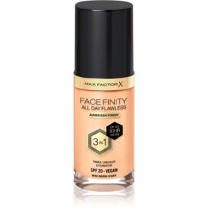 Max Factor Facefinity All Day Flawless machiaj persistent SPF 20 culoare 44 Warm Ivory 30 ml-ro