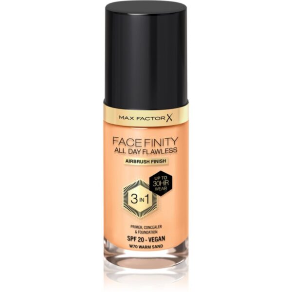 Max Factor Facefinity All Day Flawless machiaj persistent SPF 20 culoare 70 Warm Sand 30 ml-ro