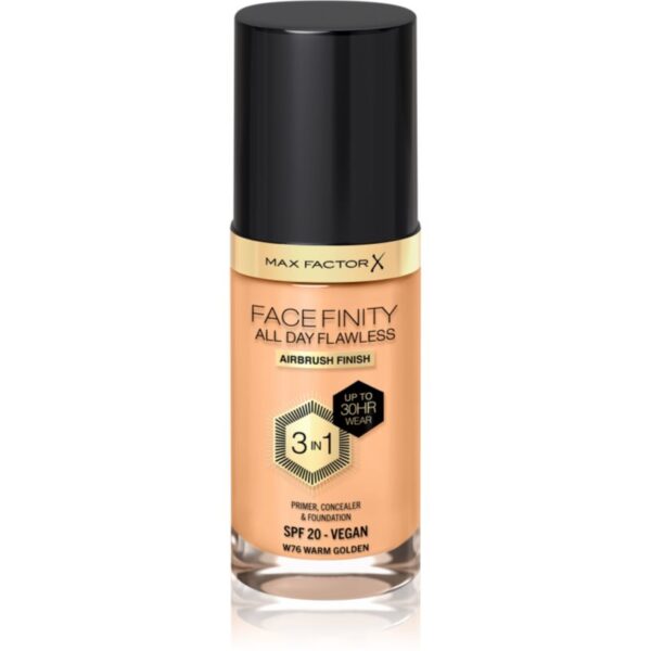 Max Factor Facefinity All Day Flawless machiaj persistent SPF 20 culoare 76 Warm Golden 30 ml-ro