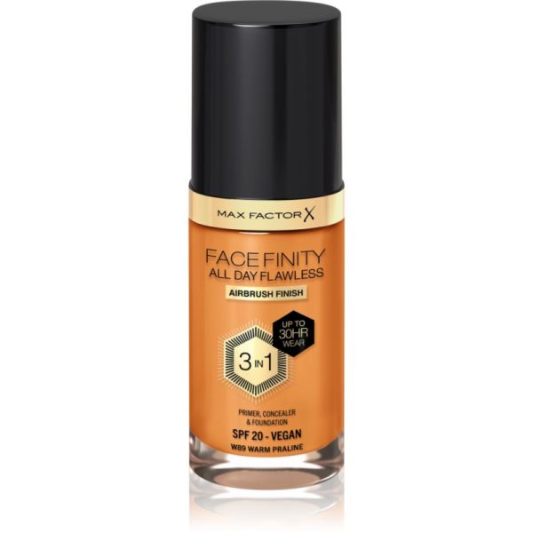 Max Factor Facefinity All Day Flawless machiaj persistent SPF 20 culoare 89 Warm Praline 30 ml-ro